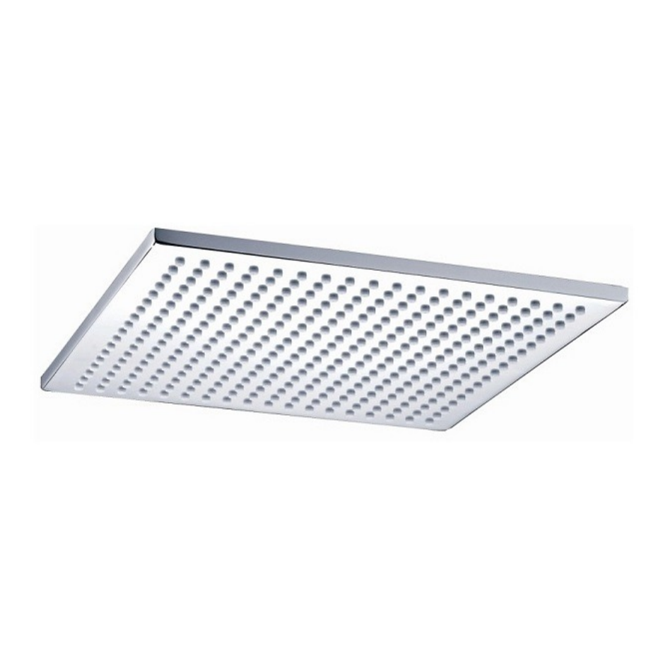 Chrome Square Shower Head – 200mm, 250mm, 300mm or 400mm x 7mm | WELS 3 Star