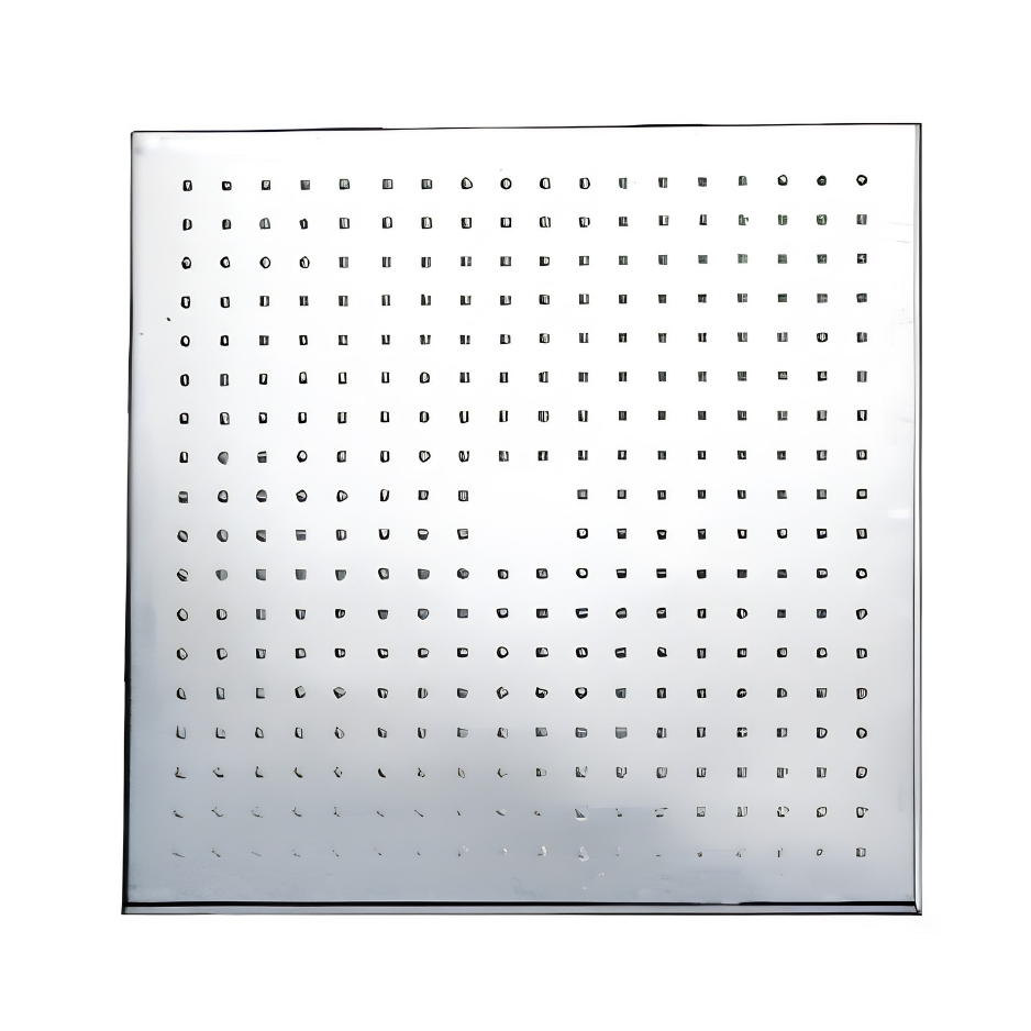 Chrome Square Shower Head – 200mm, 250mm, 300mm or 400mm x 7mm | WELS 3 Star