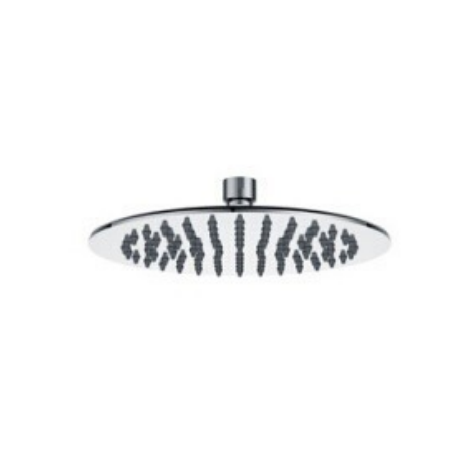Chrome Round Shower Head – 200mm, 250mm or 300mmx6mm | WELS 2/3 Star