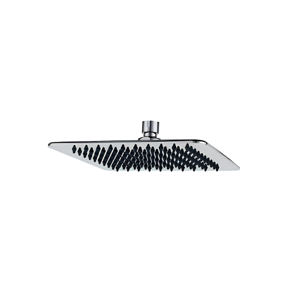 Chrome Square Shower Head – 200mm, 250mm or 300mm x 6mm | WELS 3 Star