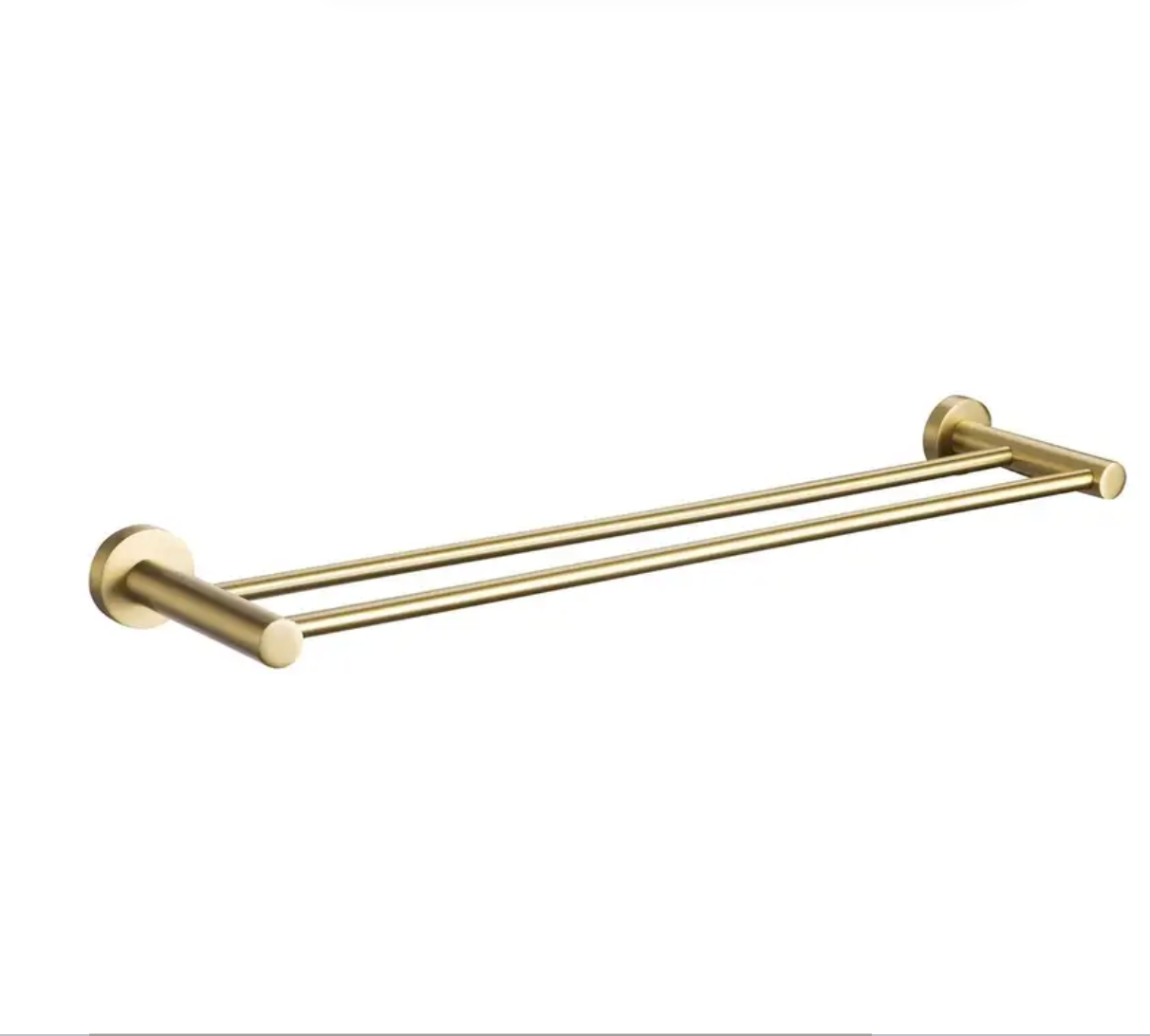 Round Double Towel Rail 600mm / 750mm