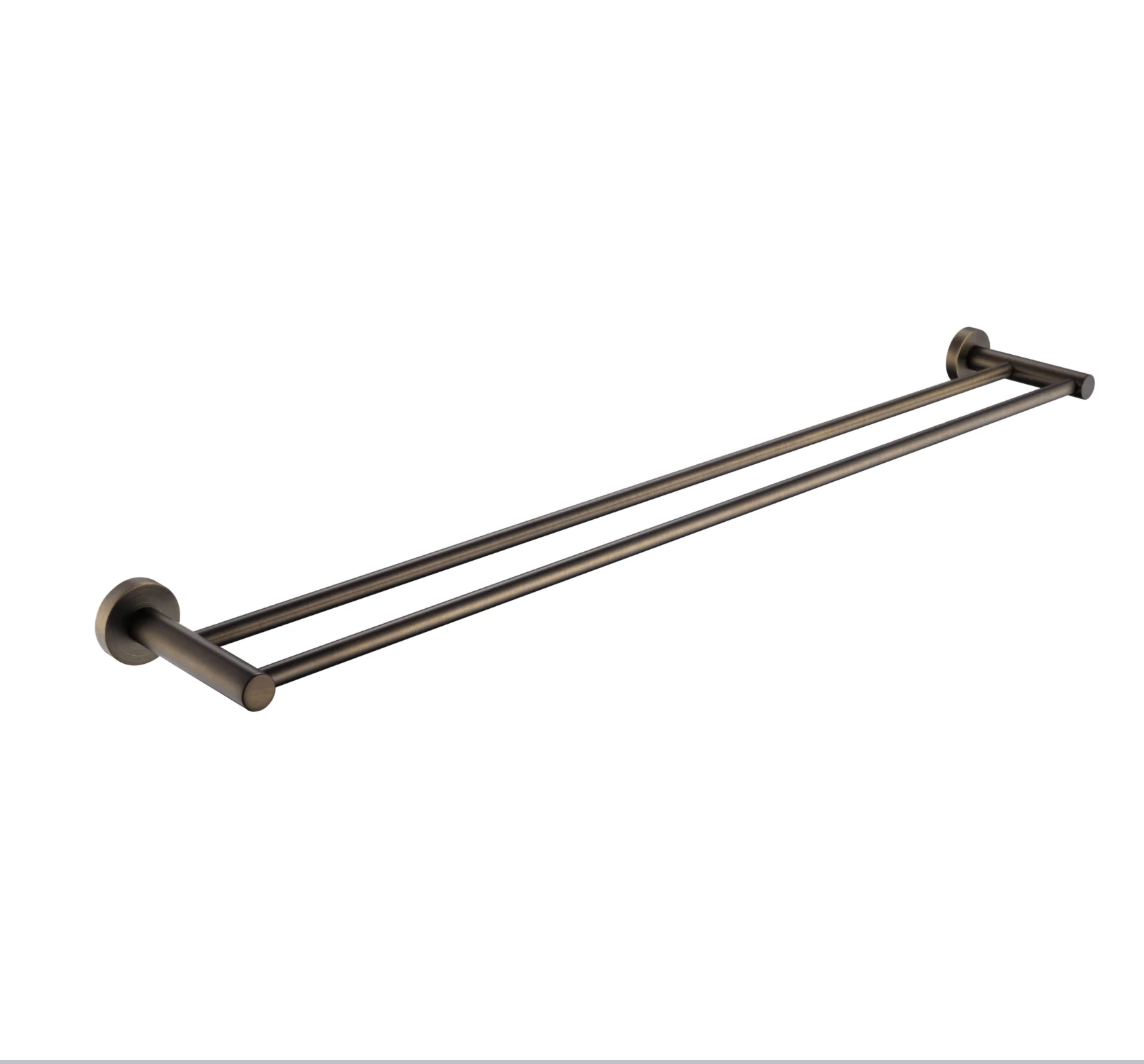 Round Double Towel Rail 600mm / 750mm