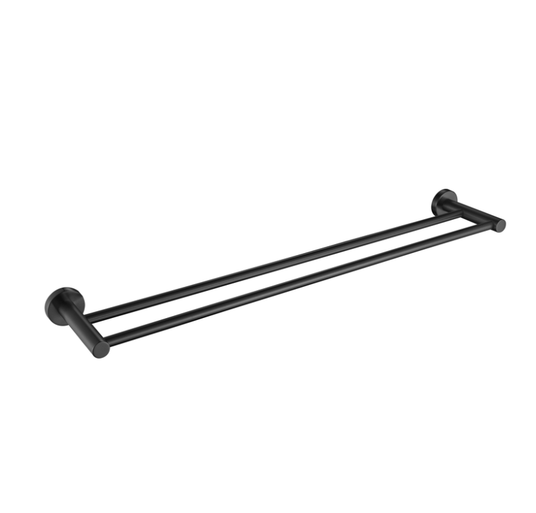 Round Double Towel Rail 600mm / 750mm