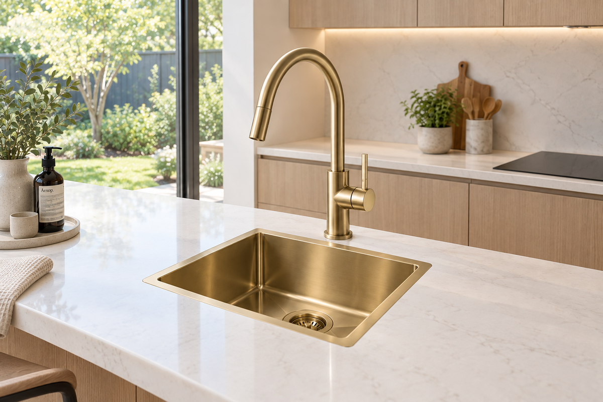 Single Bowl Sink 390×440×190mm | Premium Stainless Steel