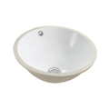 Under Counter Round Basin 385x385x185mm | Gloss White Ceramic
