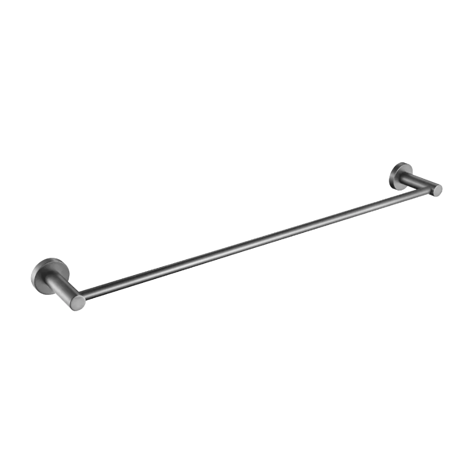 Round Single Towel Rail 600mm / 750mm