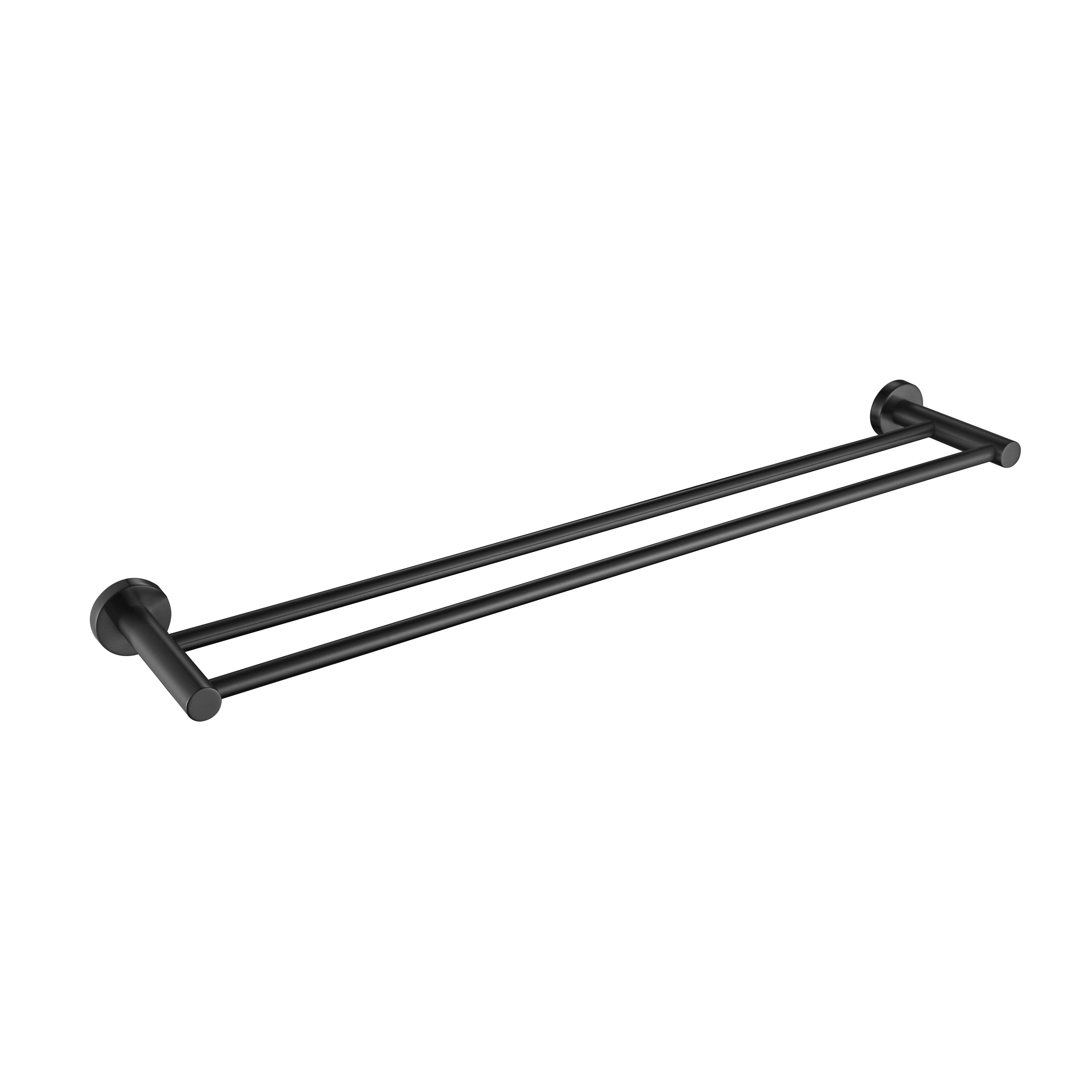 Round Double Towel Rail 600mm / 750mm