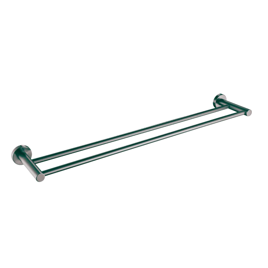 Round Double Towel Rail 600mm / 750mm