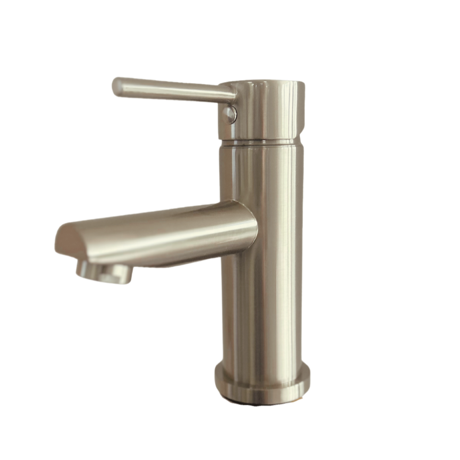 Round Basin Mixer Tap with Straight Spout | WELS 5 Star
