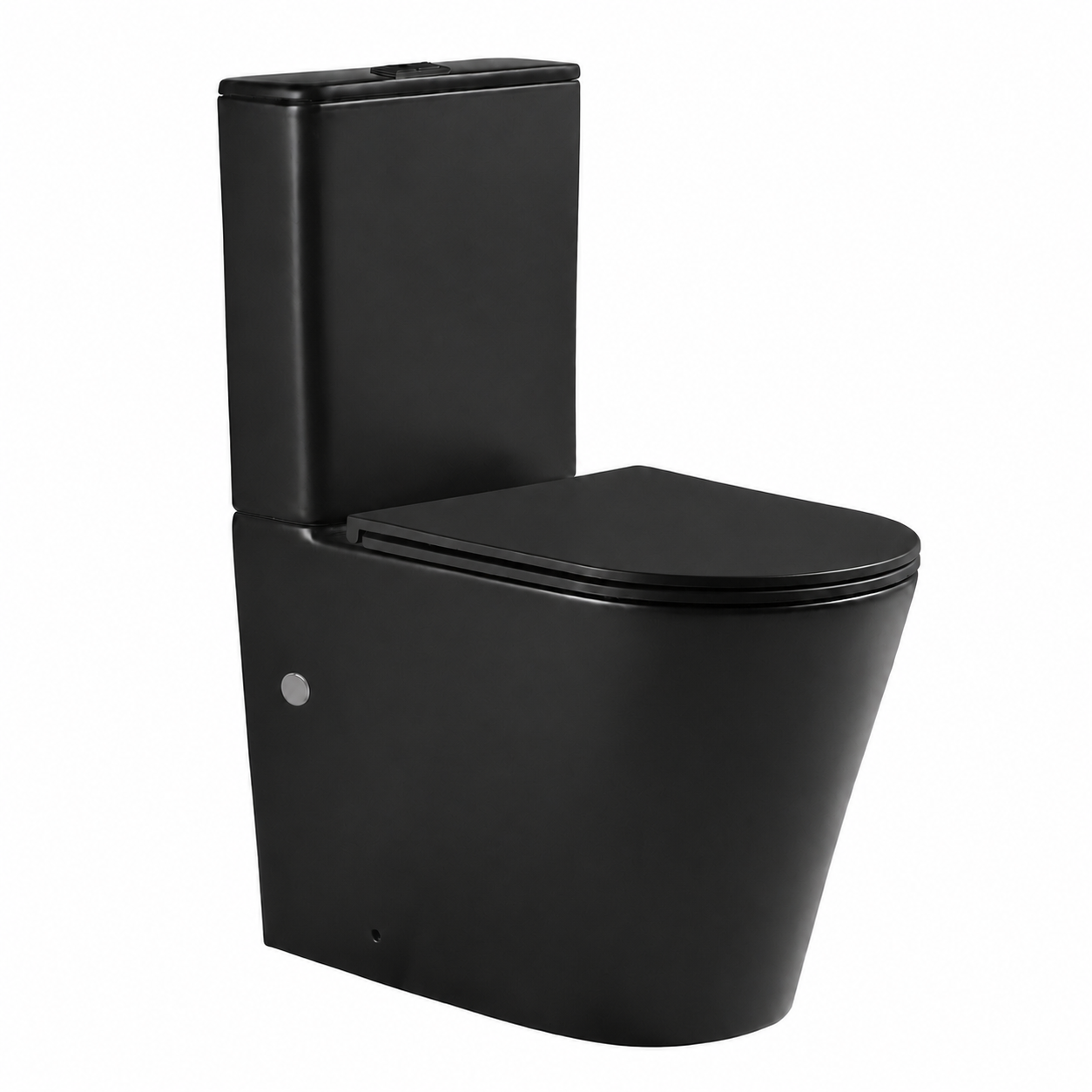 Vera -Matt Black Back to wall Toilet Suite