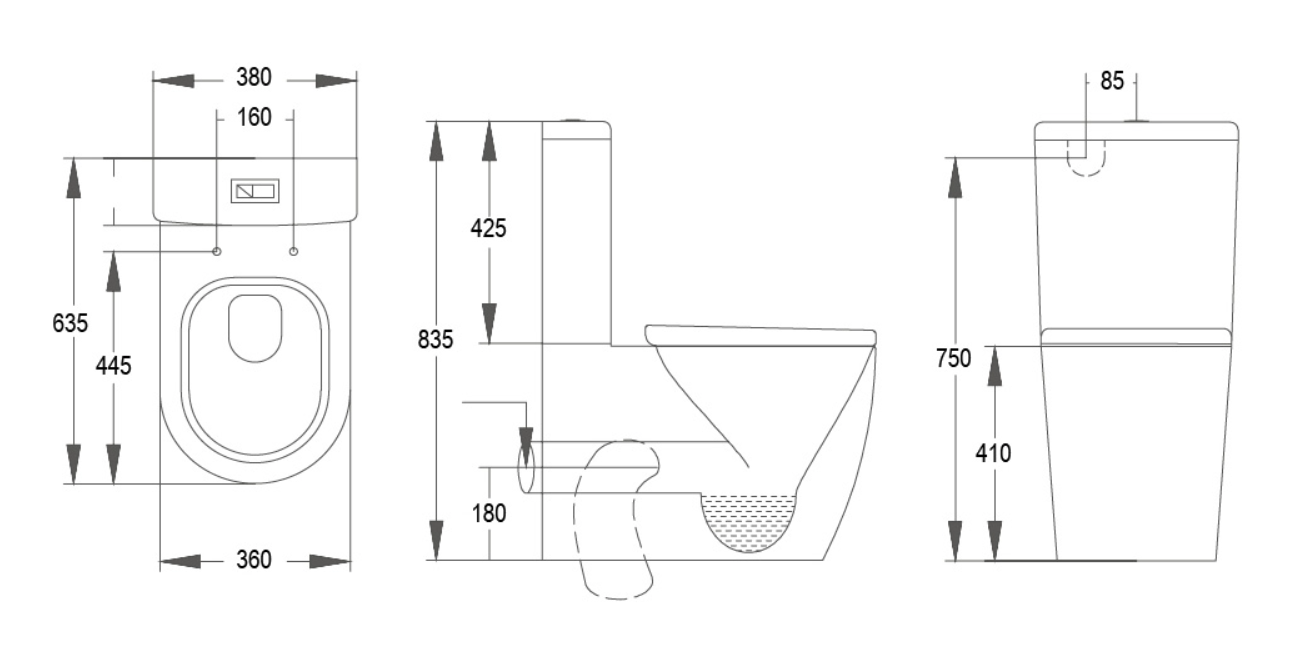 LAWSON SHORT BTW TOILET