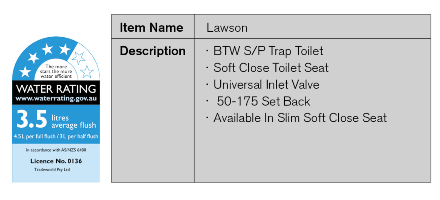 LAWSON SHORT BTW TOILET