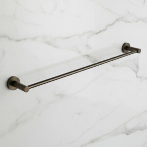 Round Single Towel Rail 750mm