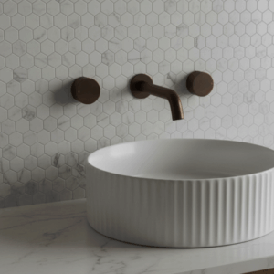 Double Round Wall Mixers