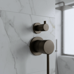 Round Wall Mixer with Diverter